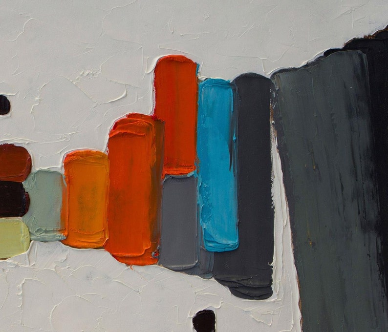 Abstract Painting Original Abstract Painting Kitchen Decor Etsy