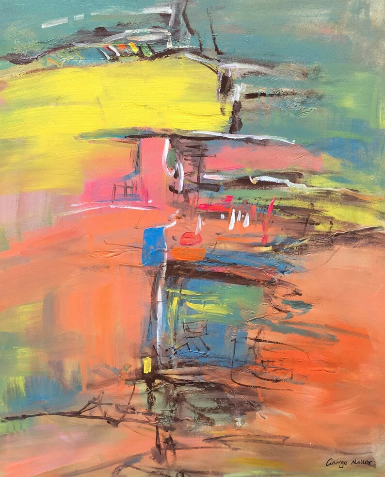 Original Abstract Art Abstract Oil Painting Oil Painting Etsy