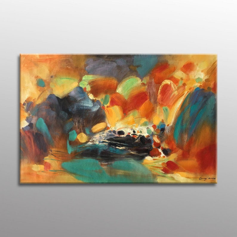 Abstract Painting Modern Original Bedroom Abstract Painting Modern