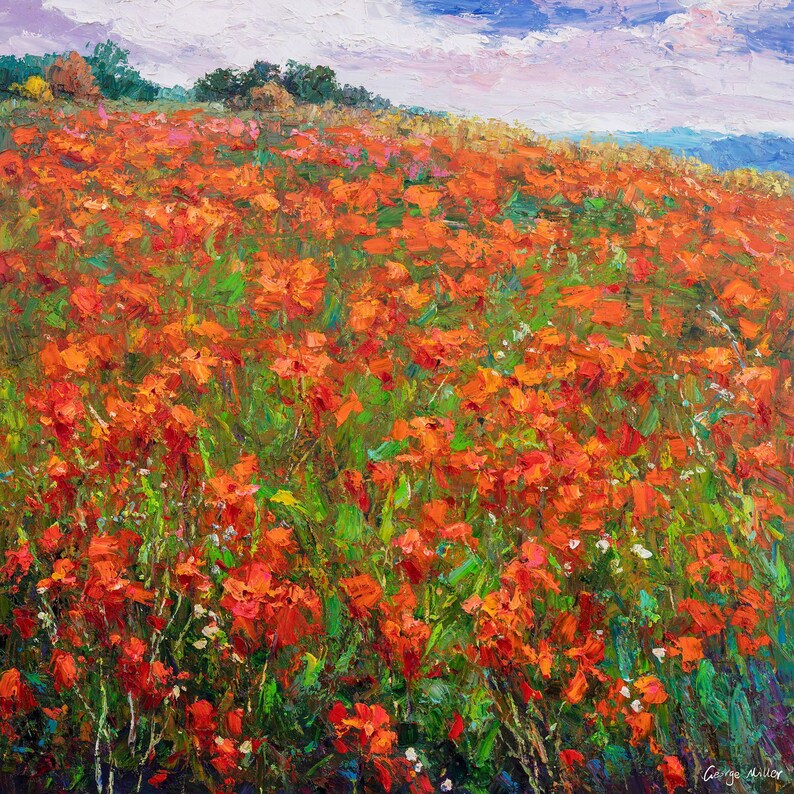 Oil Painting Landscape Canvas Painting Large Oil Painting Etsy