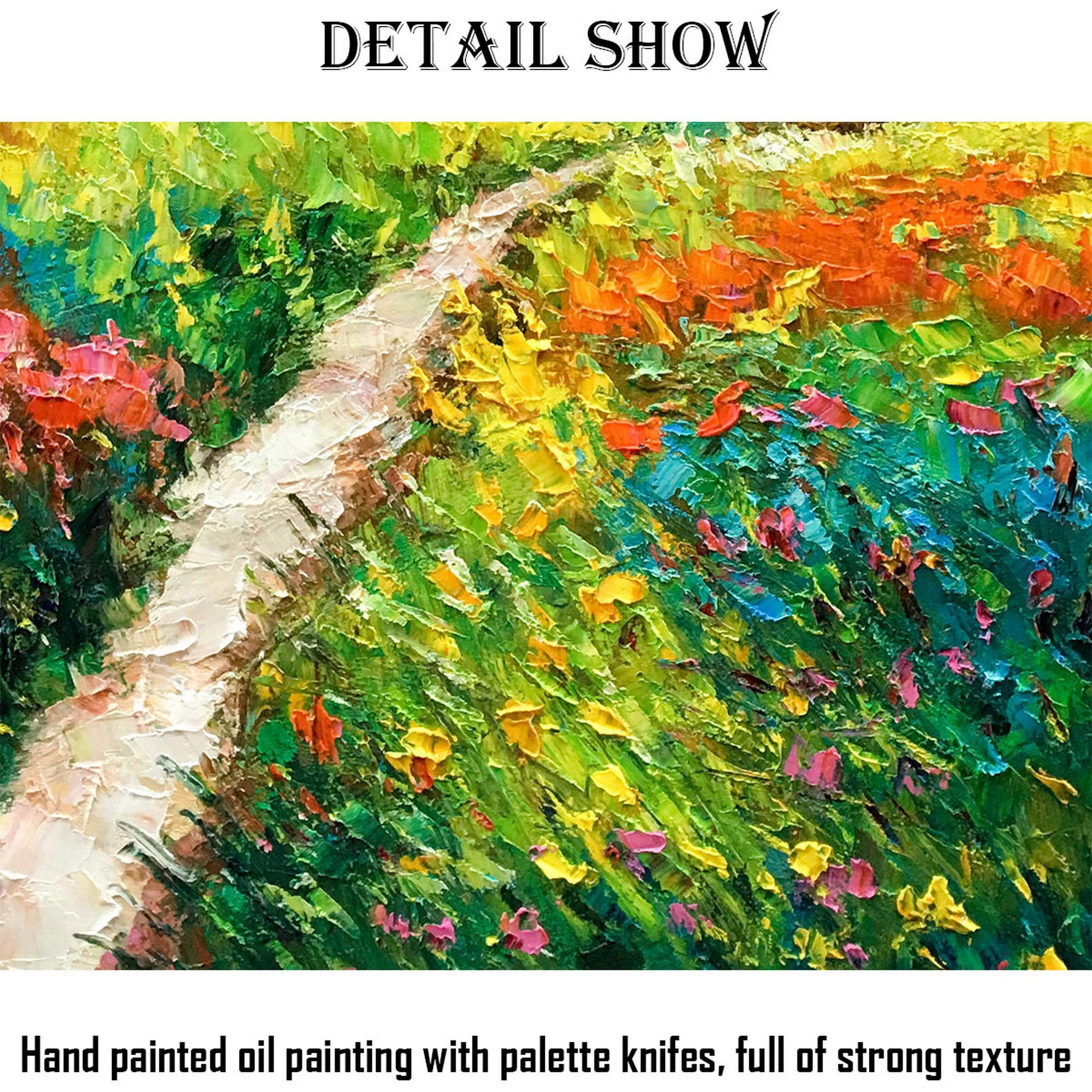 Landscape Oil Paintings Spring Vivid Color Original Oil Etsy