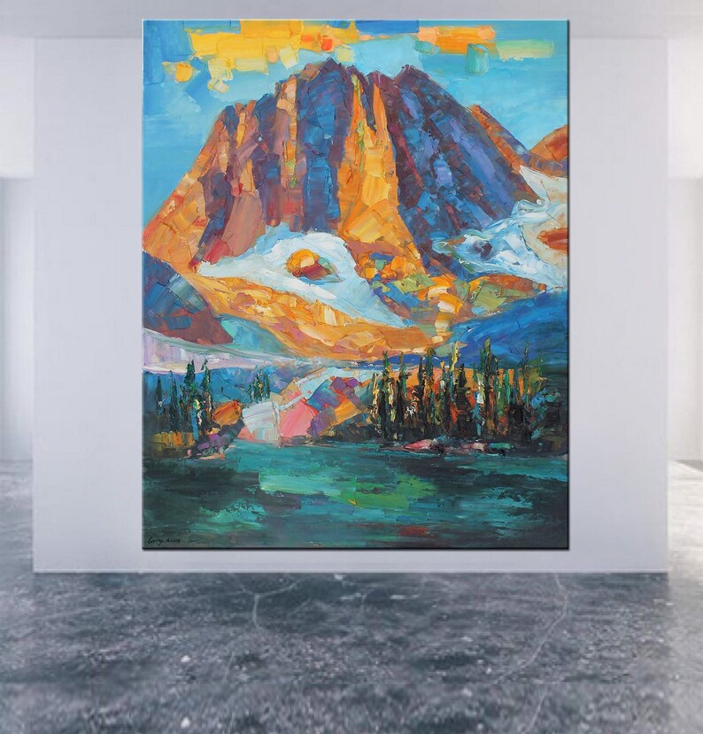 Oil Painting Canvas Painting Bedroom Wall Decor Original Oil Painting Modern Art Abstract Art Large Oil Painting Modern Wall Art