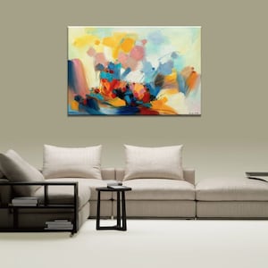 Abstract Painting Oil Painting Original Painting Living - Etsy