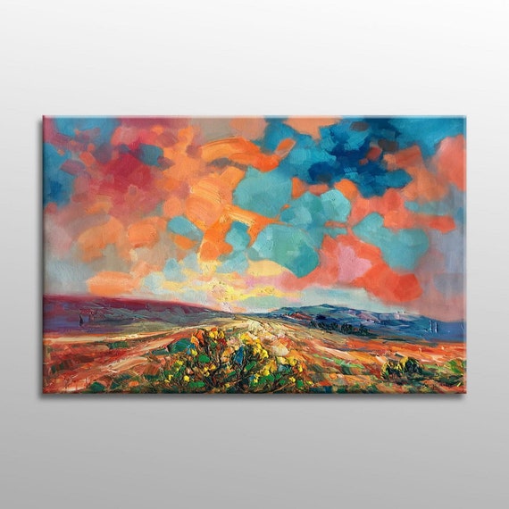 Large Painting Abstract Canvas Art Painting Abstract Modern Art Master Bedroom Decor Original Abstract Painting Large Wall Decor Huge