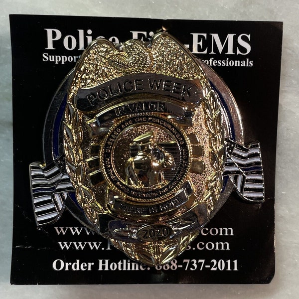 Retired Edition National Police Week 2020 In Valor There Is Hope-2" Metal Mini