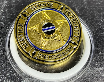 Deputy Sheriff's Prayer 5 Point Star Challenge Coin