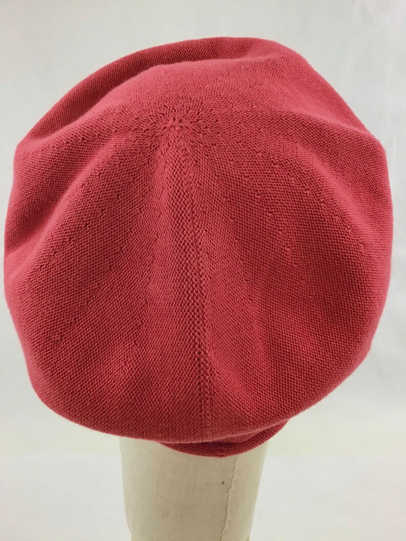 Mütze aus 100 % Baumwolle Farbe indischrot Modell Tessa image 4