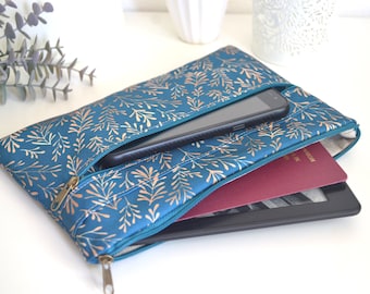 E-reader bag, delicate branches, cosmetic bag, travel case