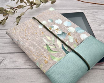 eReader case 6 inch Kindle Paperwhite, eucalyptus print, different colors