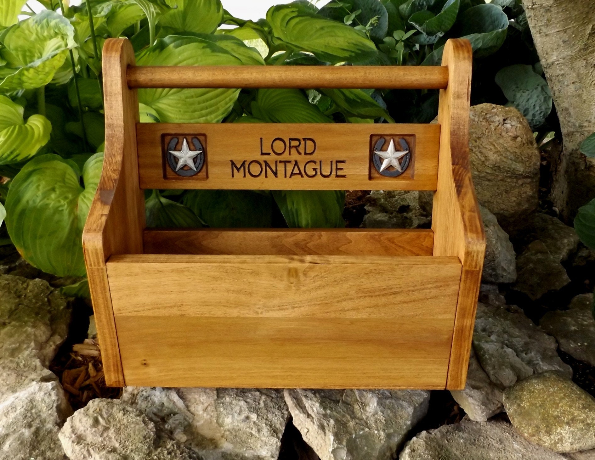 Custom Horse Grooming Tote / Golden Mahogany