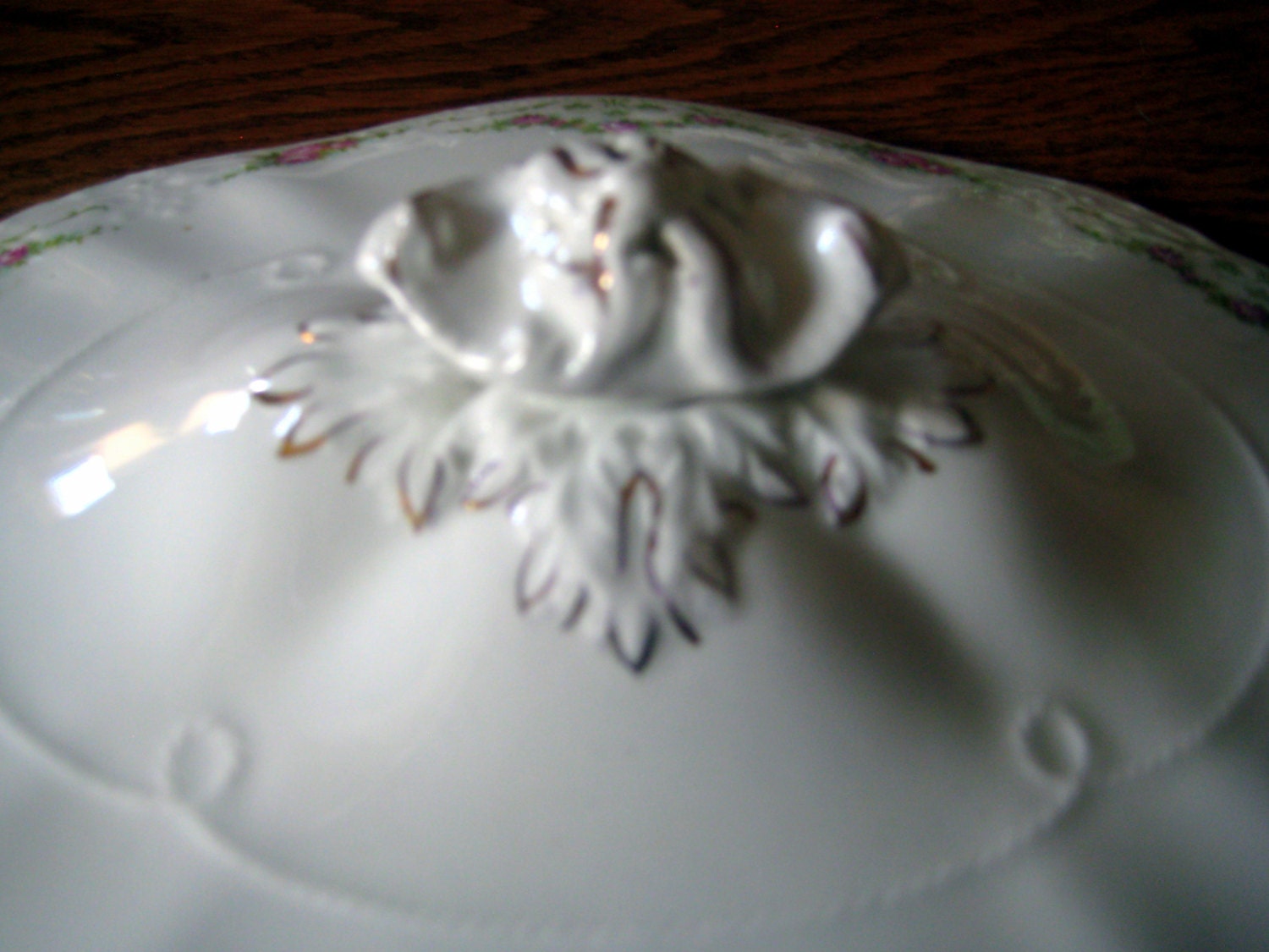 Antique Porcelain LidVintage lidWall decor Serving Bowl Etsy