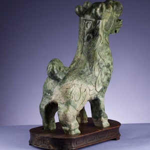 Chinese Jadeite Sculpture Symbolic of Sanctity