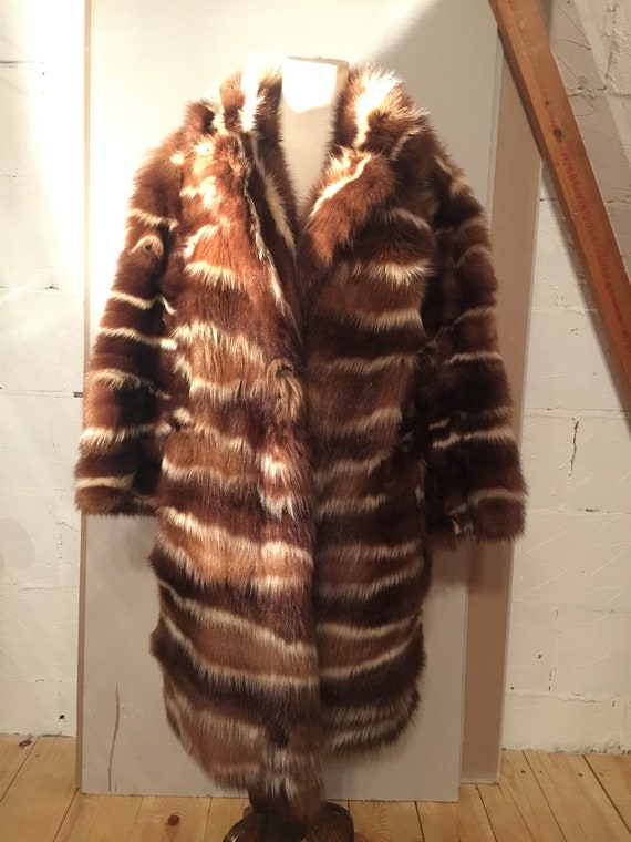skunk fur coat