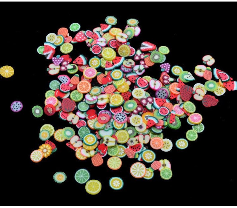 Pack of 1000 Assorted Colours and Design Nail Art Polymer Clay - Etsy UK