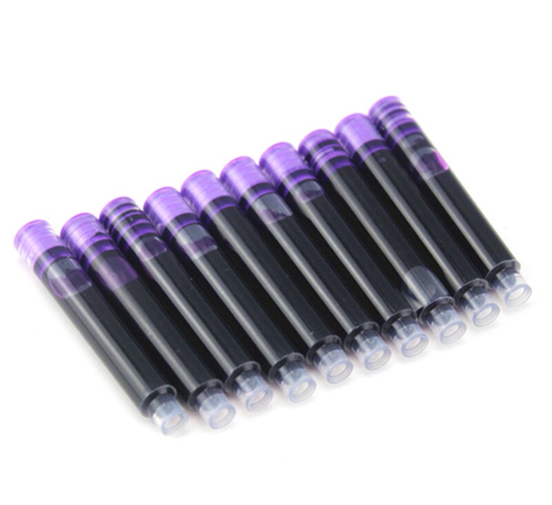 Pack of 10 Fountain Pen Ink Cartridges. Different Colours Etsy UK
