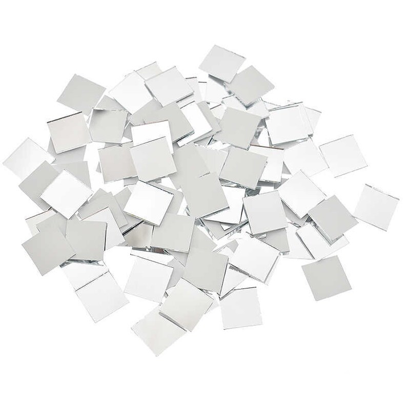 Pack of 100 Acrylic Mirror Tiles. Different Styles. 2cm X 2cm Etsy