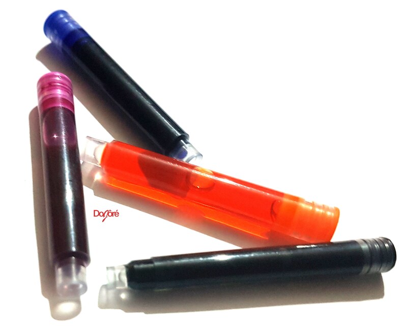 Pack of 10 Fountain Pen Ink Cartridges. Different Colours Etsy