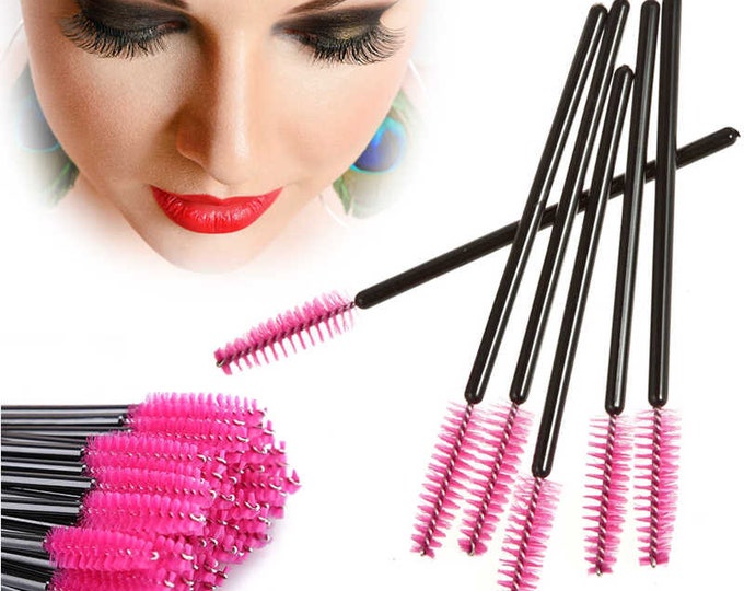 Pack of 50 Replacement Mascara Wands. Disposable Eyelash Brush
