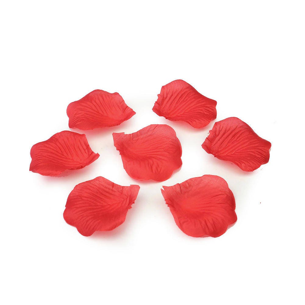 Pack of 100 Artificial Silk Rose Petals. Different Colours. Etsy UK