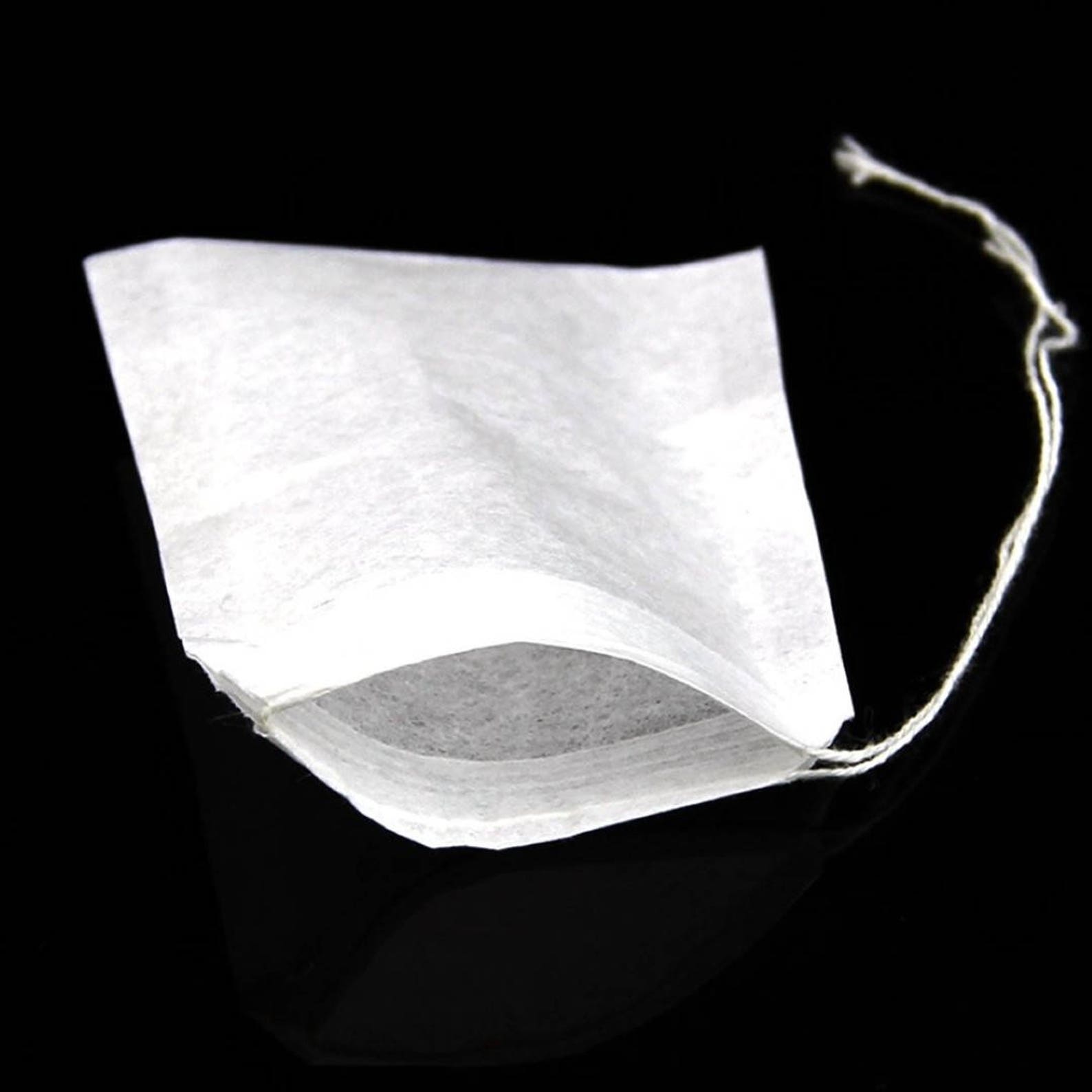 Pack of 20 White Empty Tea Bags With Drawstring. 7cm X 9cm. Etsy UK