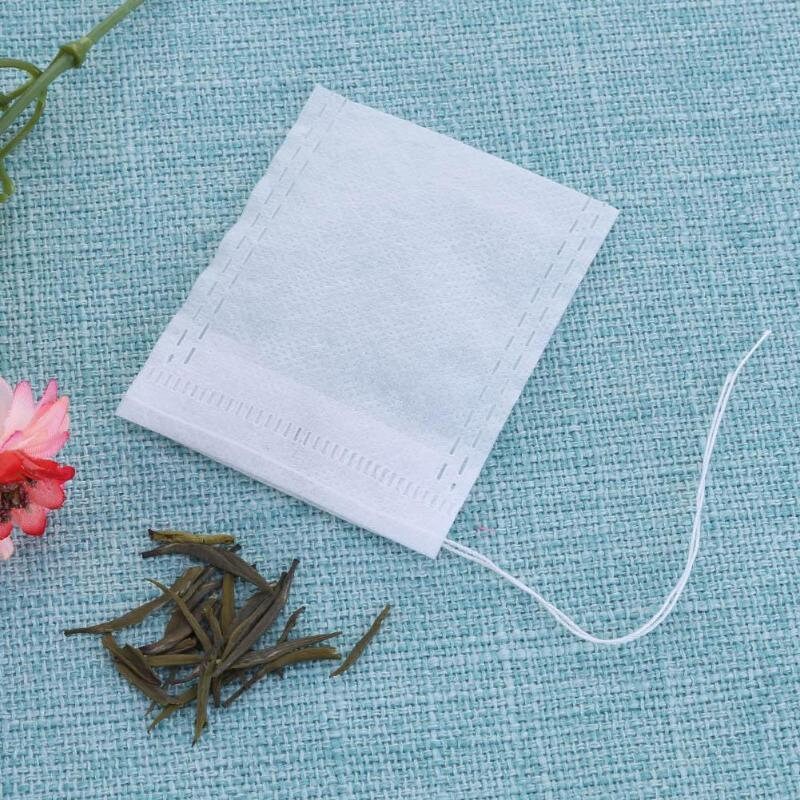 Pack of 100 Large White Empty Tea Bags With Drawstring. 7cm x Etsy