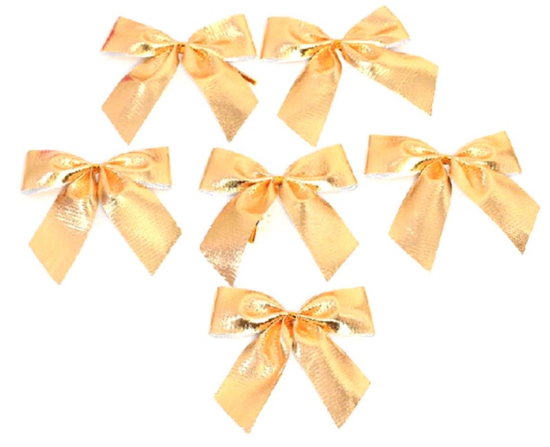 Pack of 10 Christmas Tree Ribbon Bow Appliques Different Etsy