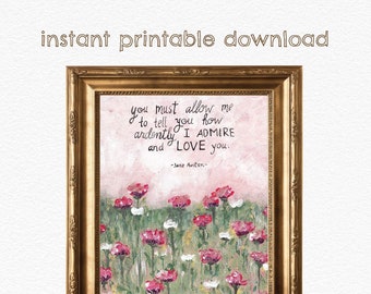 Ardently DIGITAL DOWNLOAD - Pride and Prejudice