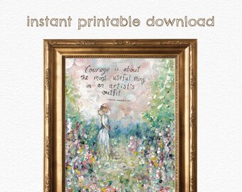 The Artist's Outfit - Edith Wharton - DIGITAL DOWNLOAD Literary Art Print