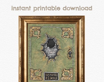 Riddle's Diary DIGITAL DOWNLOAD - Literary Art Print