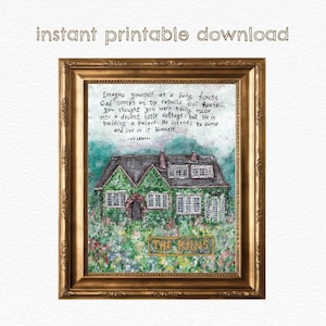 The Kilns: Home of CS Lewis DIGITAL DOWNLOAD - Literary Art Print