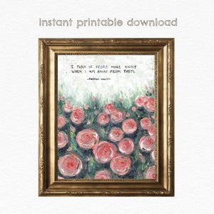 Away From People (Tess of the d&#39;Urbervilles by Thomas Hardy) DIGITAL DOWNLOAD - Literary Art Print - Art for Introverts