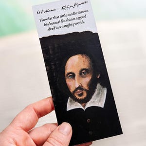 William Shakespeare Bookmark
