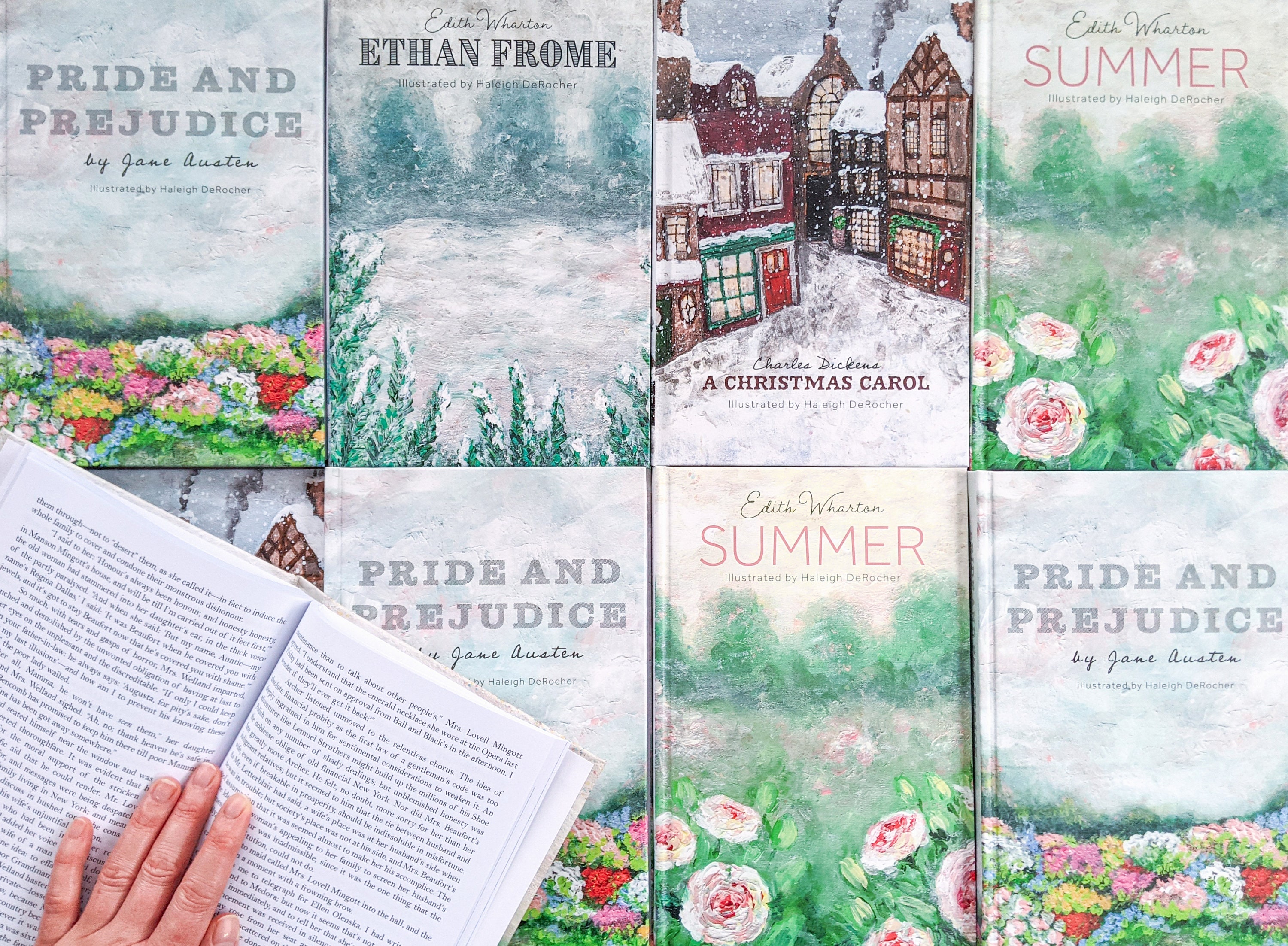 ILLUSTRATED Summer by Edith Wharton Illustrated by Haleigh - Etsy