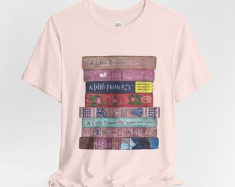 A Little Princess Book Stack Tee