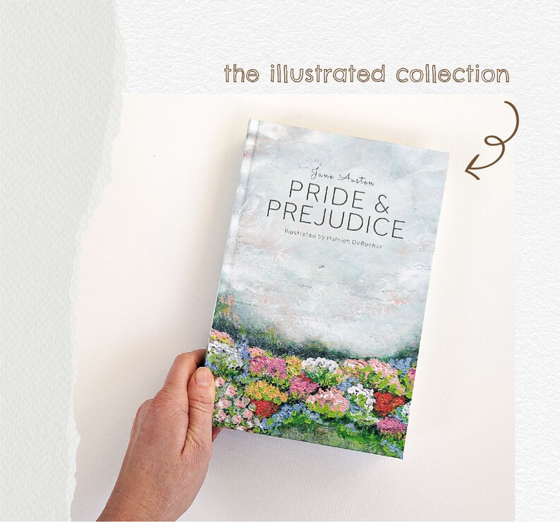 ILLUSTRATED Pride and Prejudice by Jane Austen, Illustrated by Haleigh DeRocher image 1