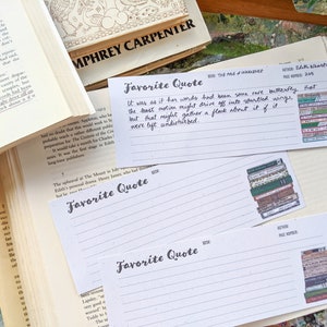 Favorite Quotes Bookmark - PRINTABLE