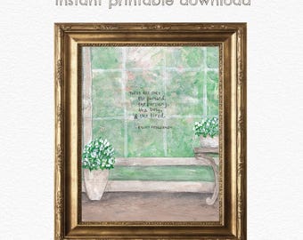 The Great Gatsby Print – F. Scott Fitzgerald Zitat (Digitaler Download)
