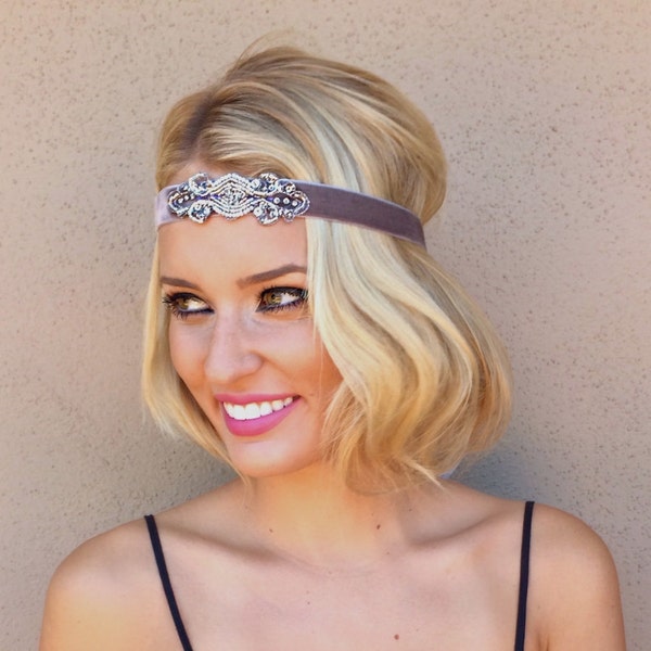 beaded flapper headpiece