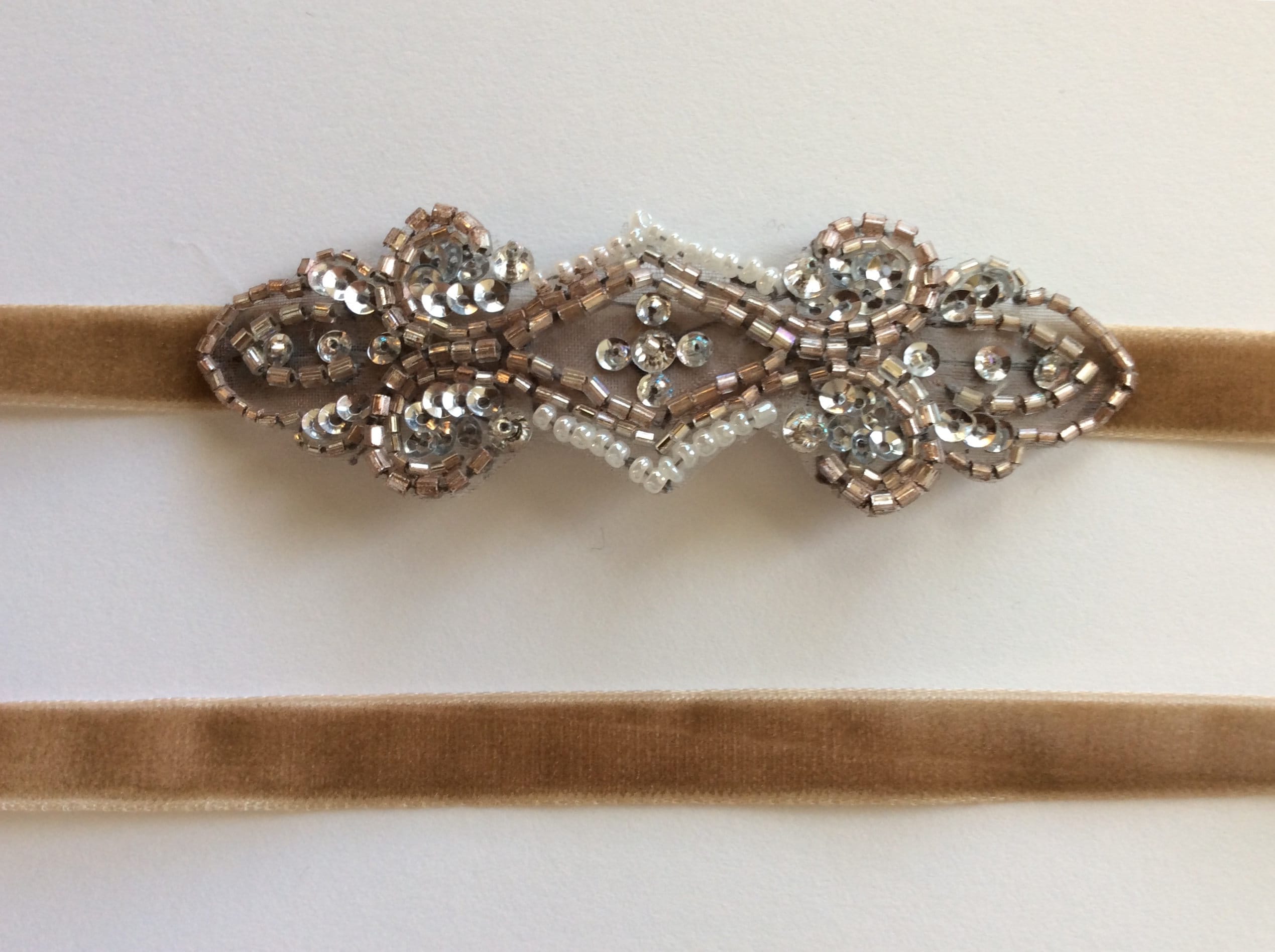 1920s headpiece silver