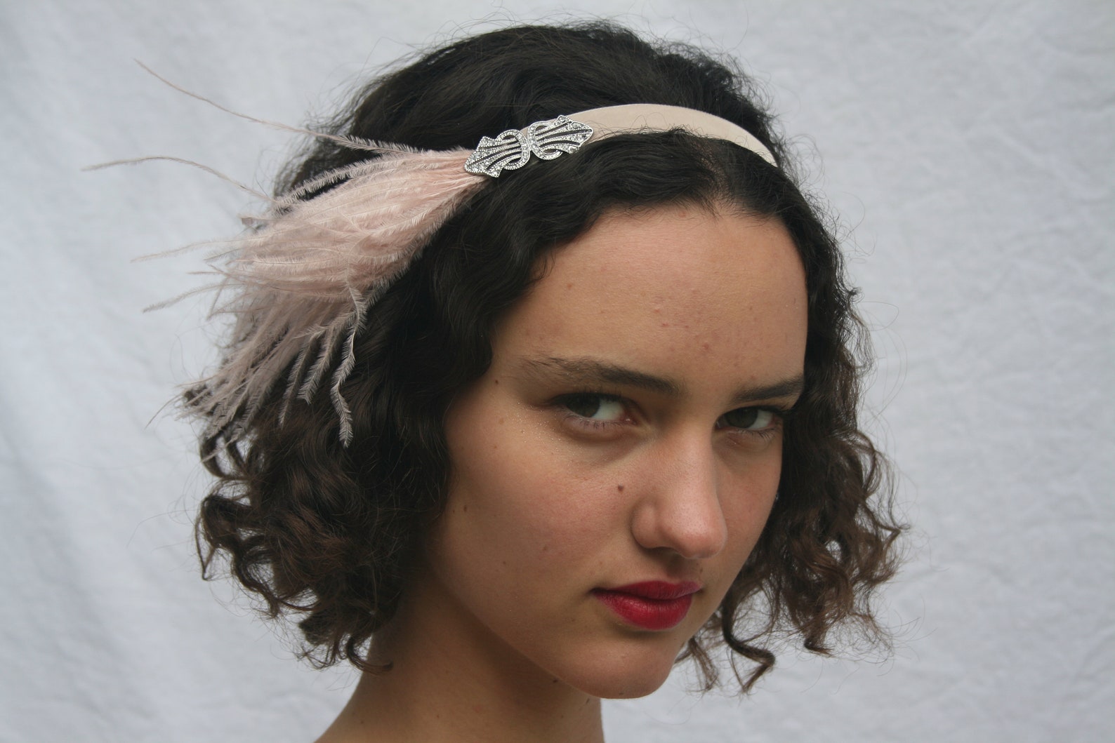 1920s headpiece silver