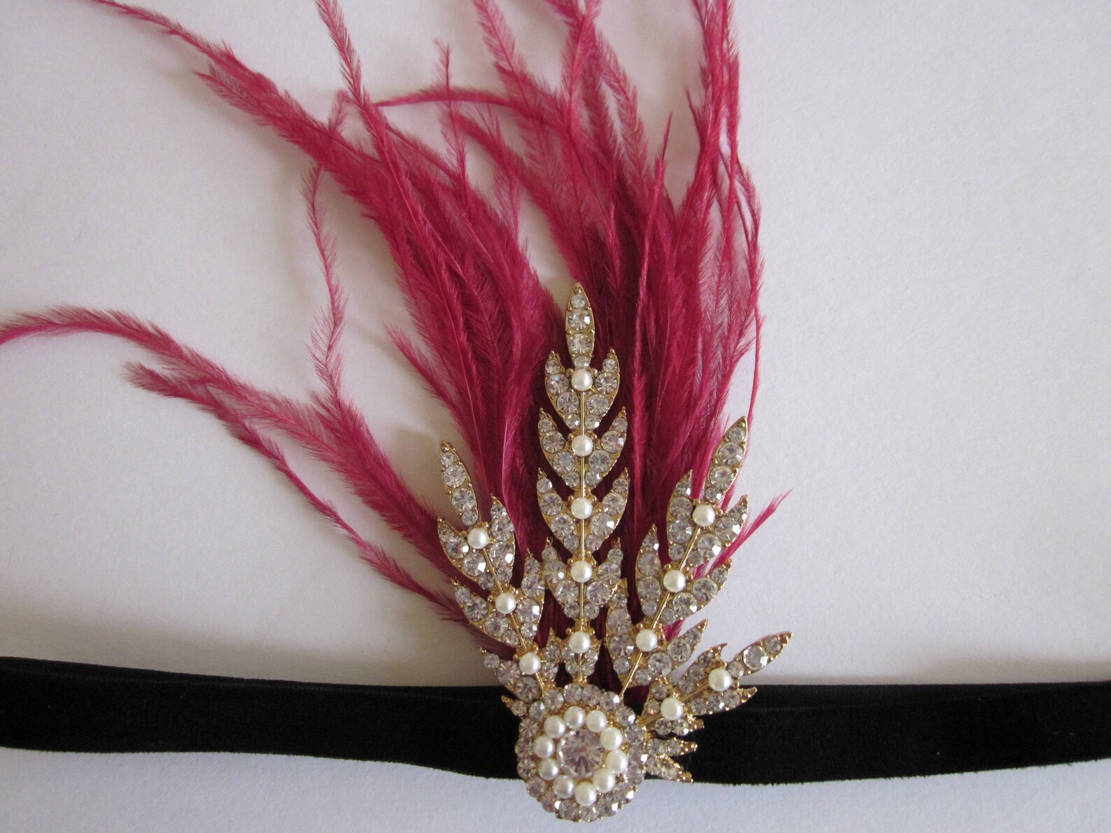 great gatsby gold headpiece