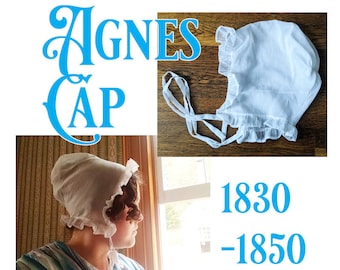 E- Pattern: Agnes Cap, 1830-1850