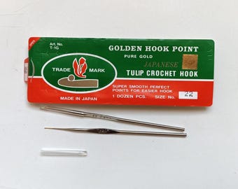 Tulip Crochet Hook 1 Dozen Steel   / Crocheting Dreadlocks
