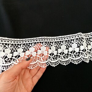 Renda guipura, Renda crua para noiva, Véu de renda, Renda crochê para noiva, Renda bordada para suprimentos faça você mesmo, Renda floral para noiva