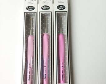 Set of 3 Tulip Etimo Rose  Lace Crochet Hook