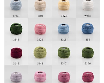 Dmc Pearl Cotton Balls Size 5, Perle Cross Stitch Needlework, Embroidery Thread - Catalog1