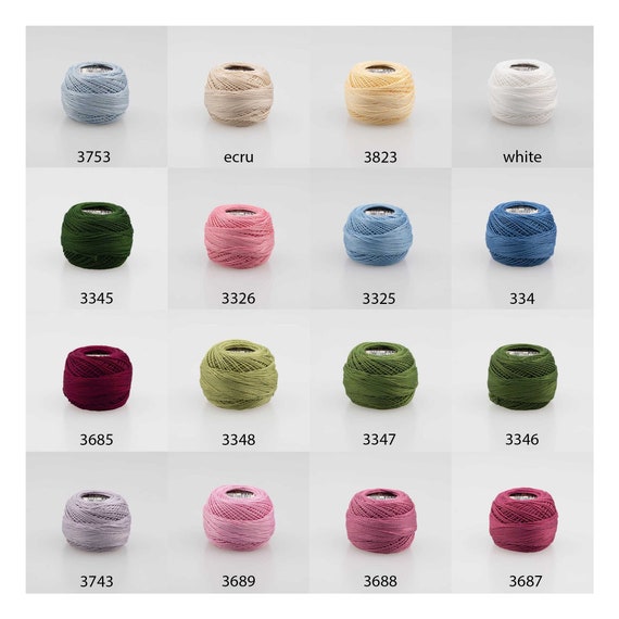 Dmc Pearl Cotton Balls Size 5, Perle Cross Stitch Needlework, Embroidery Thread - Catalog1