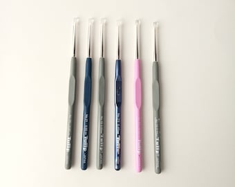 Set of 6 / Crochet Lace Set / Tulip Fine steel soft grip