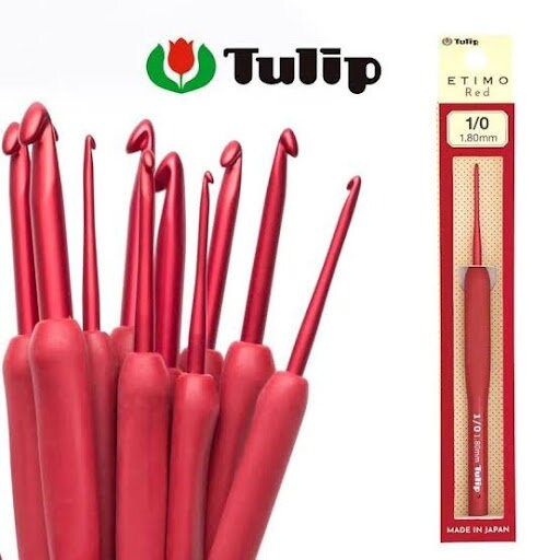 Tulip ETIMO Red Crochet Hook Set