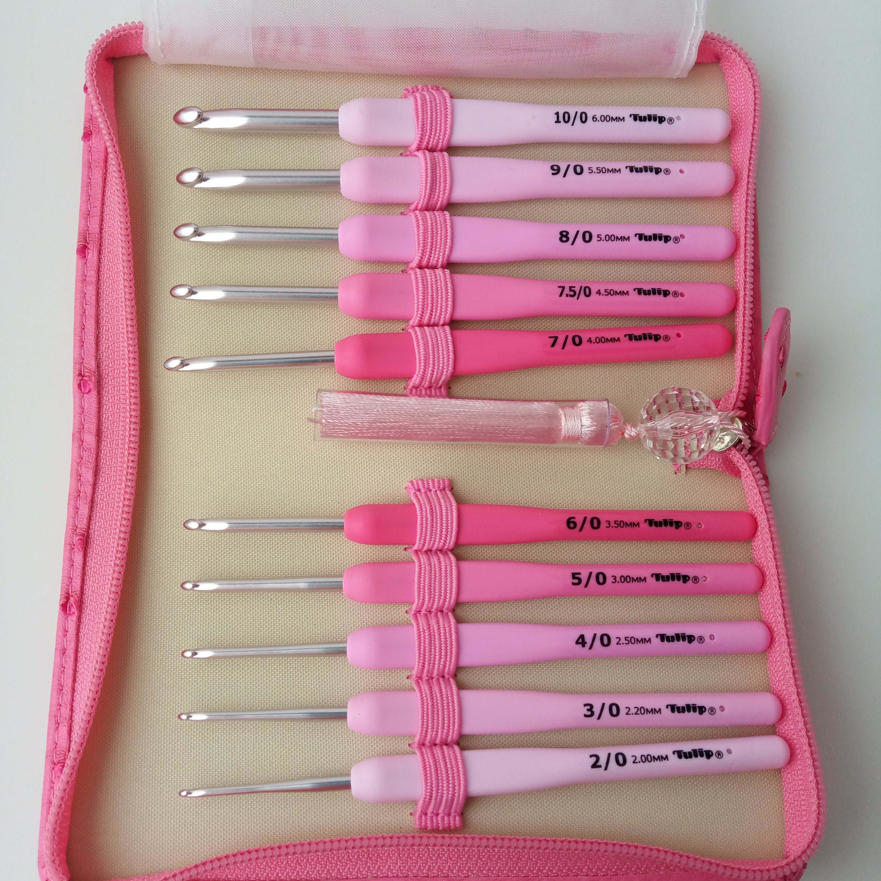 Tulip Etimo RED Häkelnadeln Garnhäkelnadel 1,80 - 6,50mm ORIGINAL Tulip TED